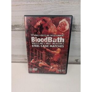 WWE Bloodbath DVD Wrestling's Most Incredible Steel Cage Matches 2 Disc Set